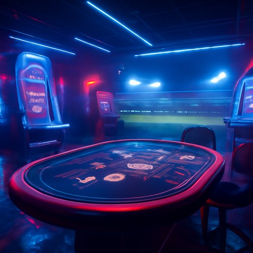 MJ77 Classic Card Table Scene
